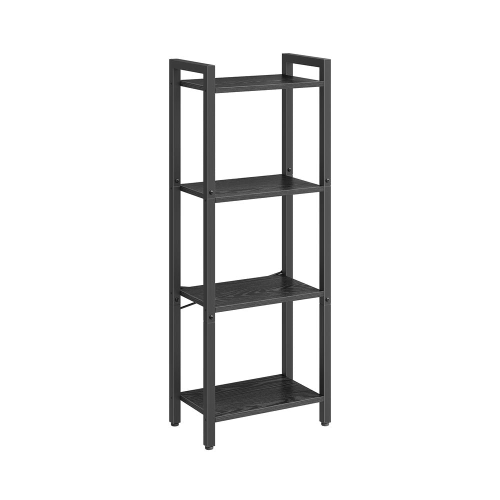 Boekenkast met 4 niveaus - Ebbenhout Zwart