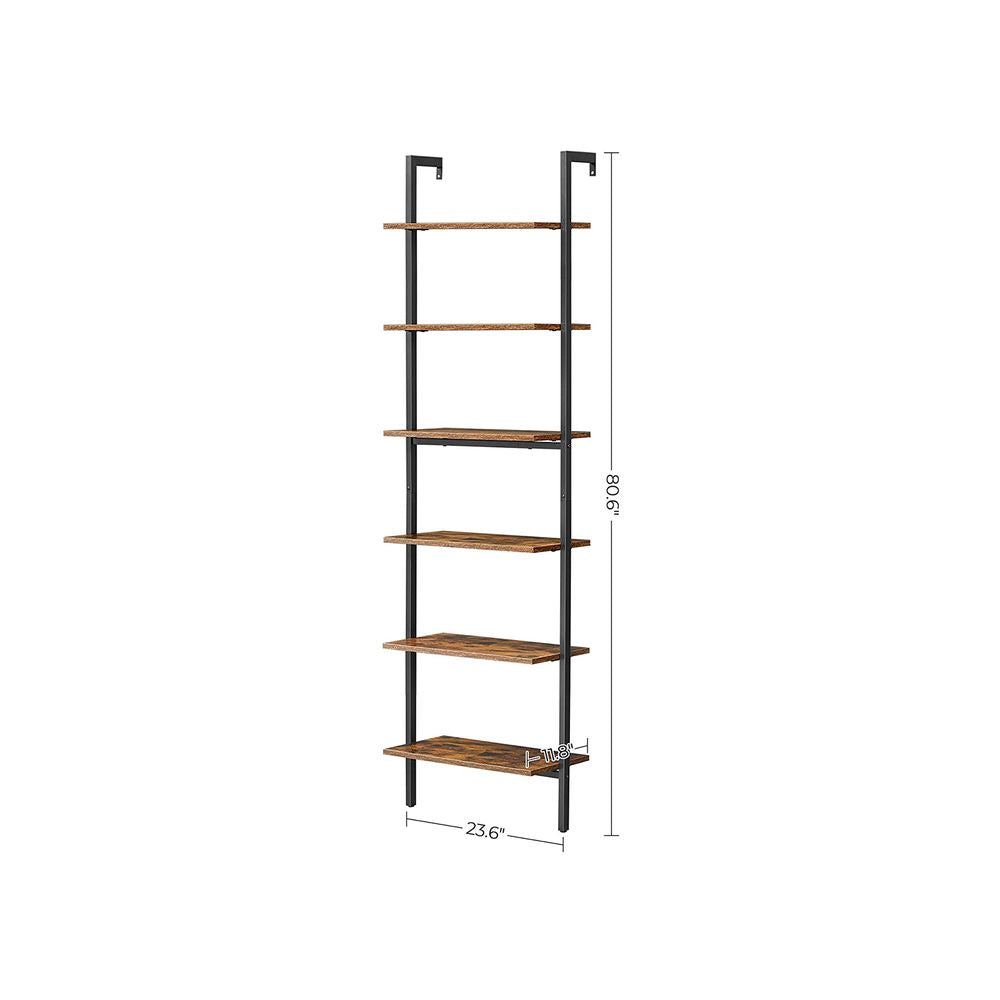 Staande kast Industriële stijl met 6 planken