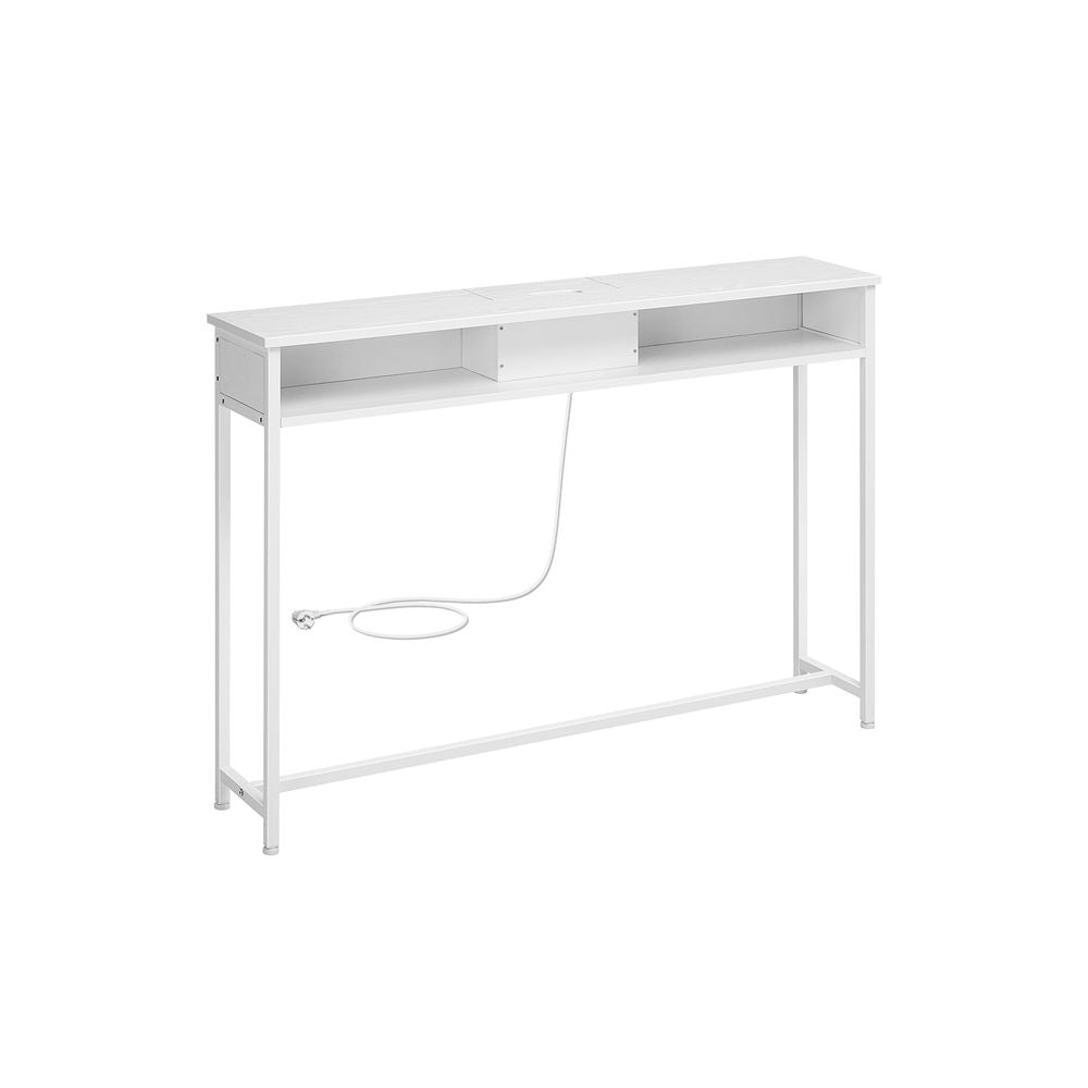 Consoletafel met stopcontacten - Sneeuwwit