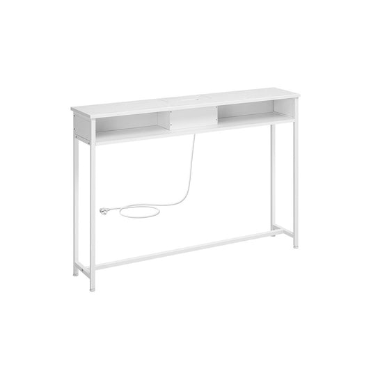 Consoletafel met stopcontacten - Sneeuwwit