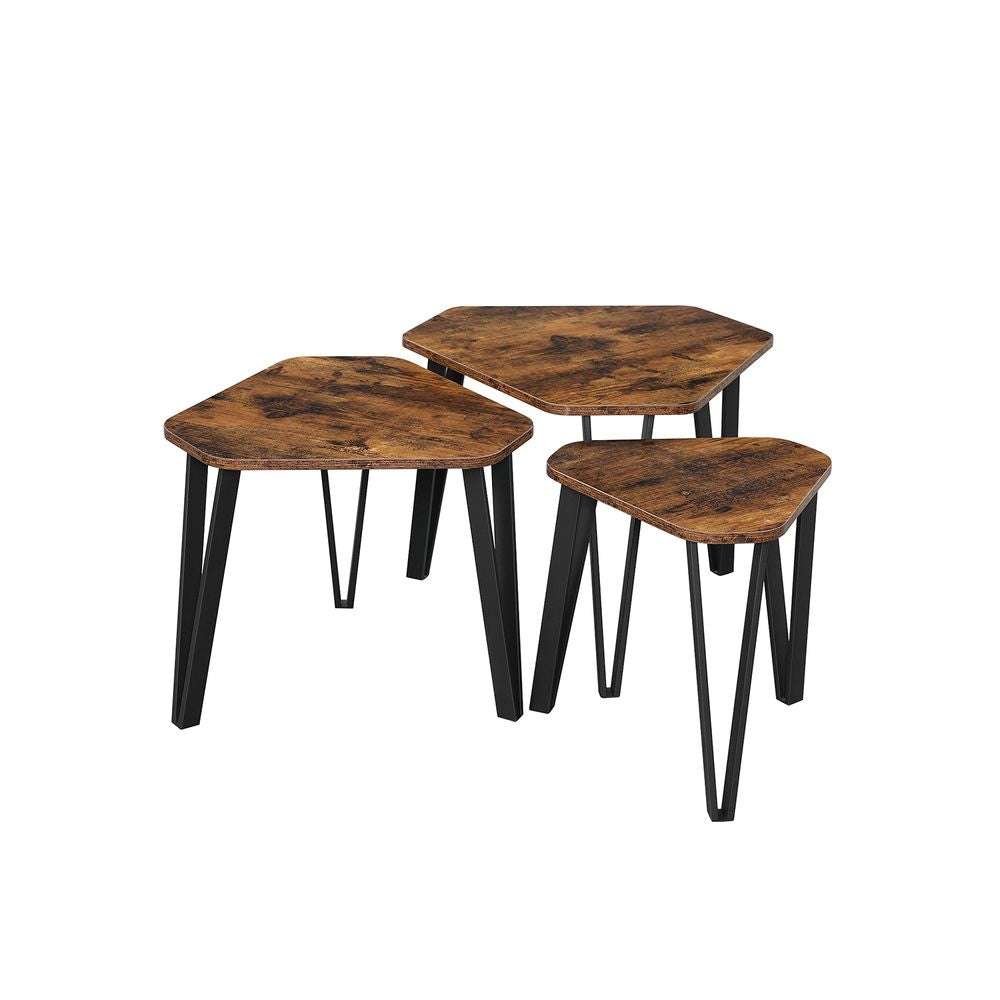 Bijzettafels 3 stuks