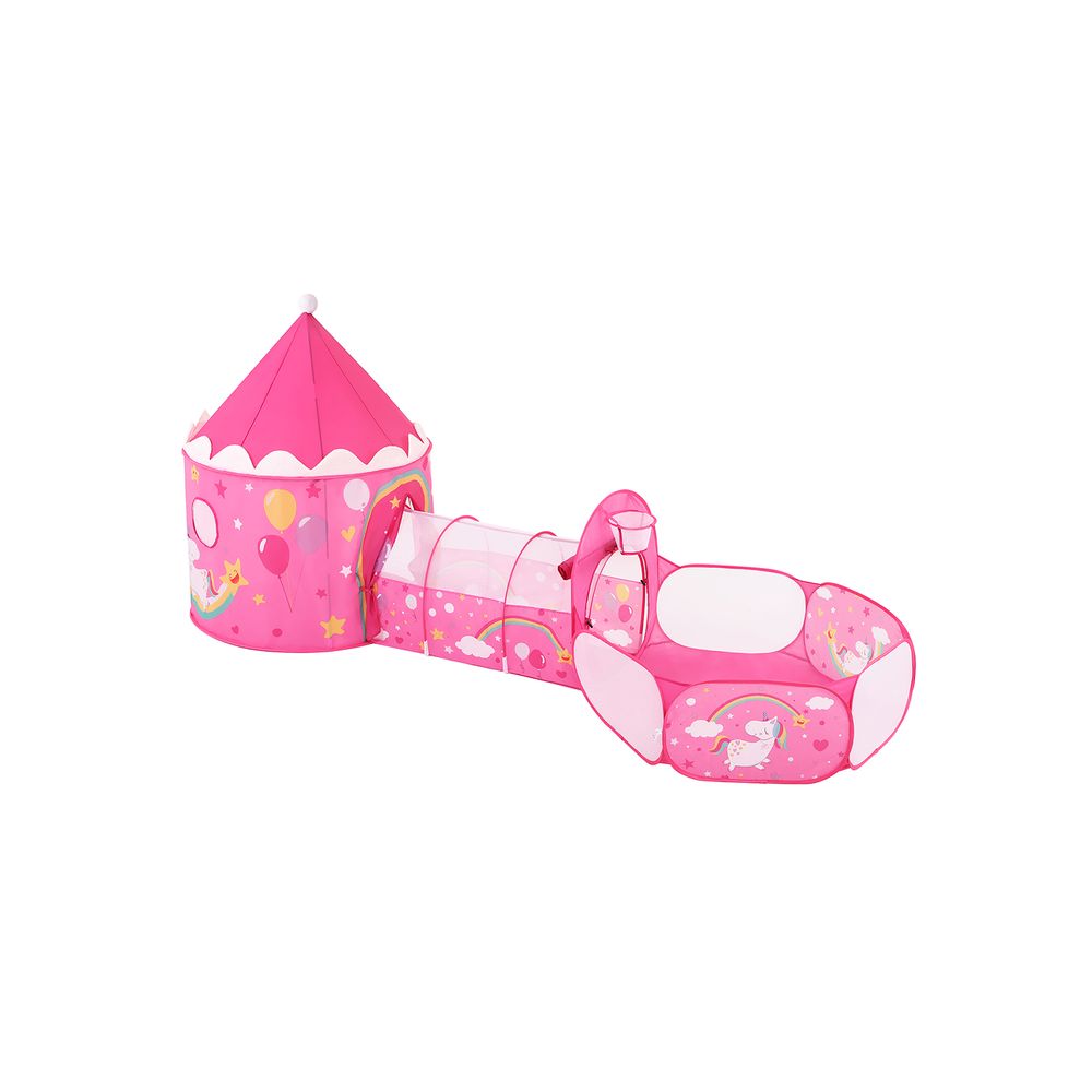 3-in-1 speeltent voor kinderen - Roze