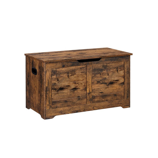 Landelijke zitkist met opbergruimte 40x100x46 - Vintagebruin