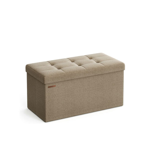 Bank met opbergruimte 76x38x38 CM - Licht Taupe