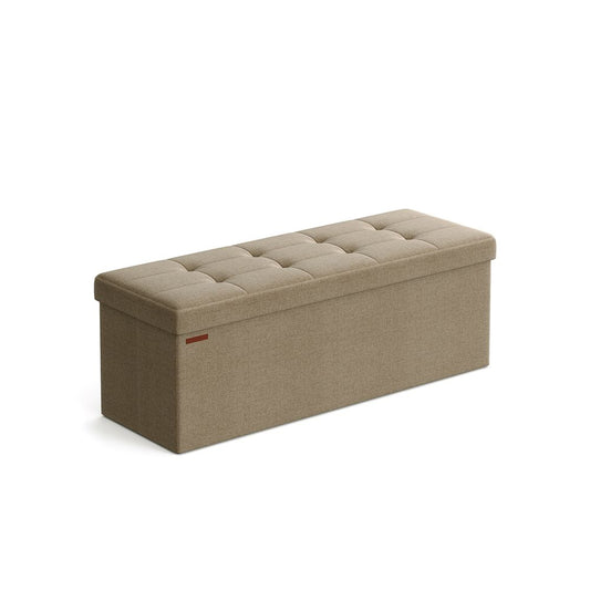 Bank met opbergruimte 110x38x38 CM - Licht Taupe