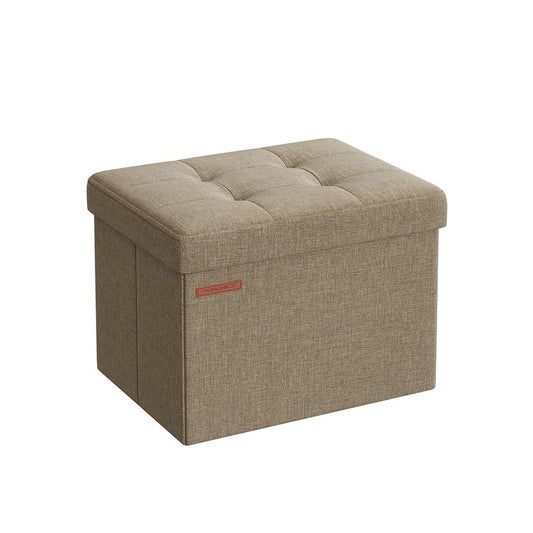 Bank met opbergruimte 41x31x31 CM - Licht Taupe