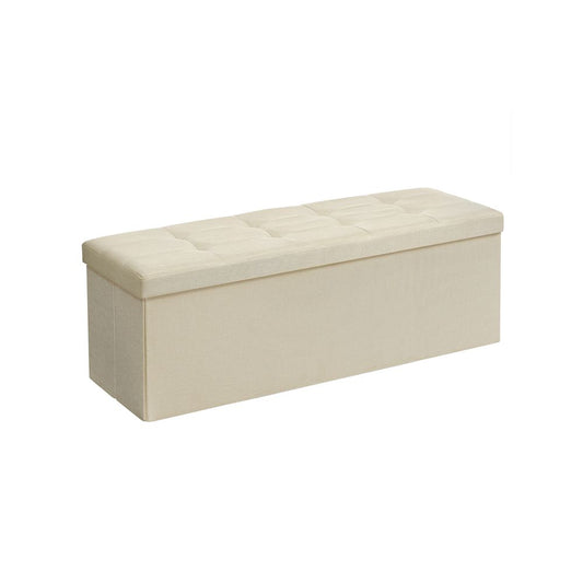 Bank met opbergruimte 110x38x38 CM - Beige