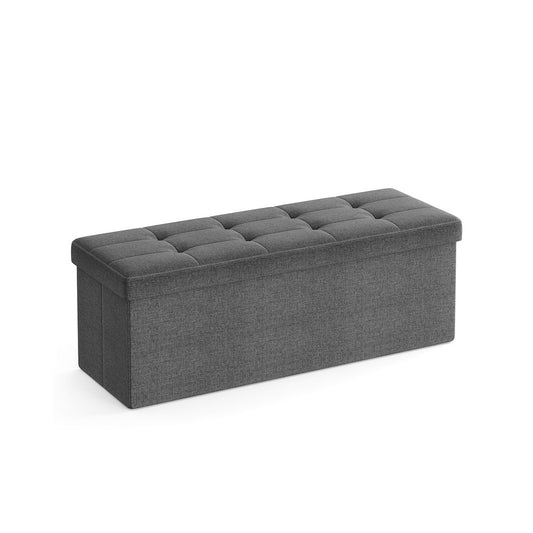 Bank met opbergruimte 110x38x38 CM - Donkergrijs