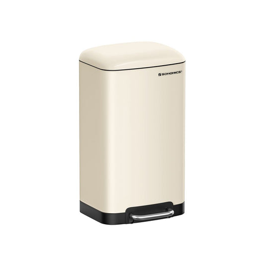 Vuilnisbak 30L - Romig Wit