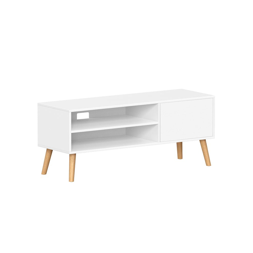 TV-meubel met 1 deur 40 x 120 x 49 cm - Wit