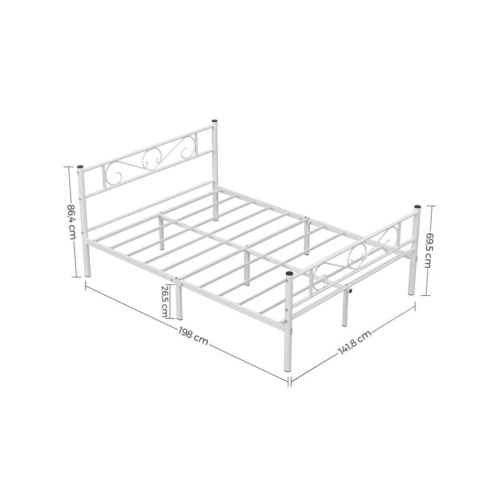 Bed frame tweepersoons - Wit