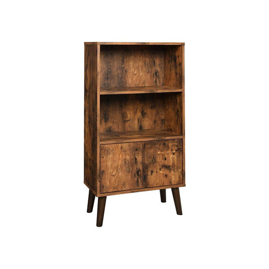 Retro boekenkast met deuren 60 x 30 x 120 cm