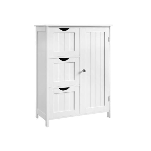 Kast met 3 grote lades - Wit