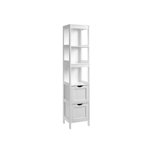 Hoge landelijke kast - Wit