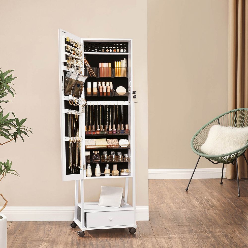 Afsluitbare sieradenorganizer met lade