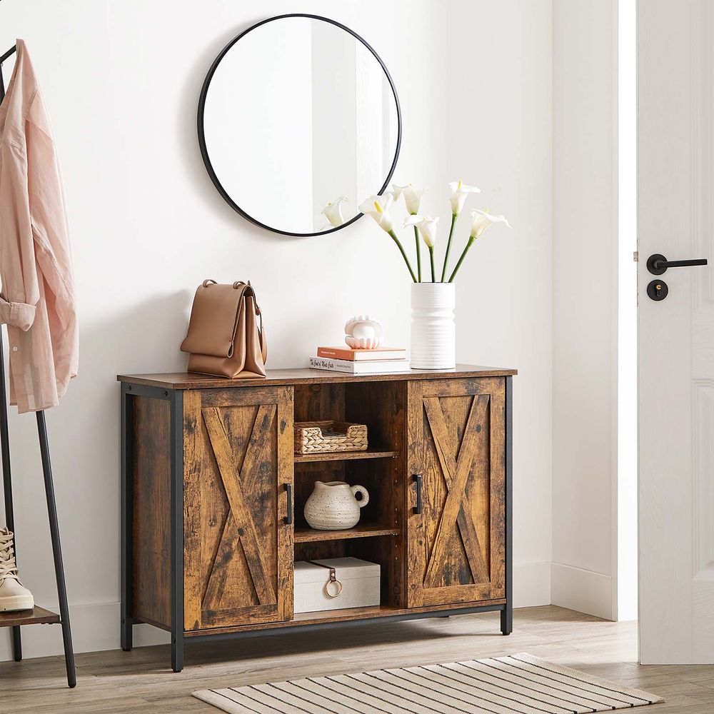 Dressoir met deuren - Vintagebruin